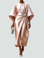Albertine – Elegante vestido largo de satén de Mujer