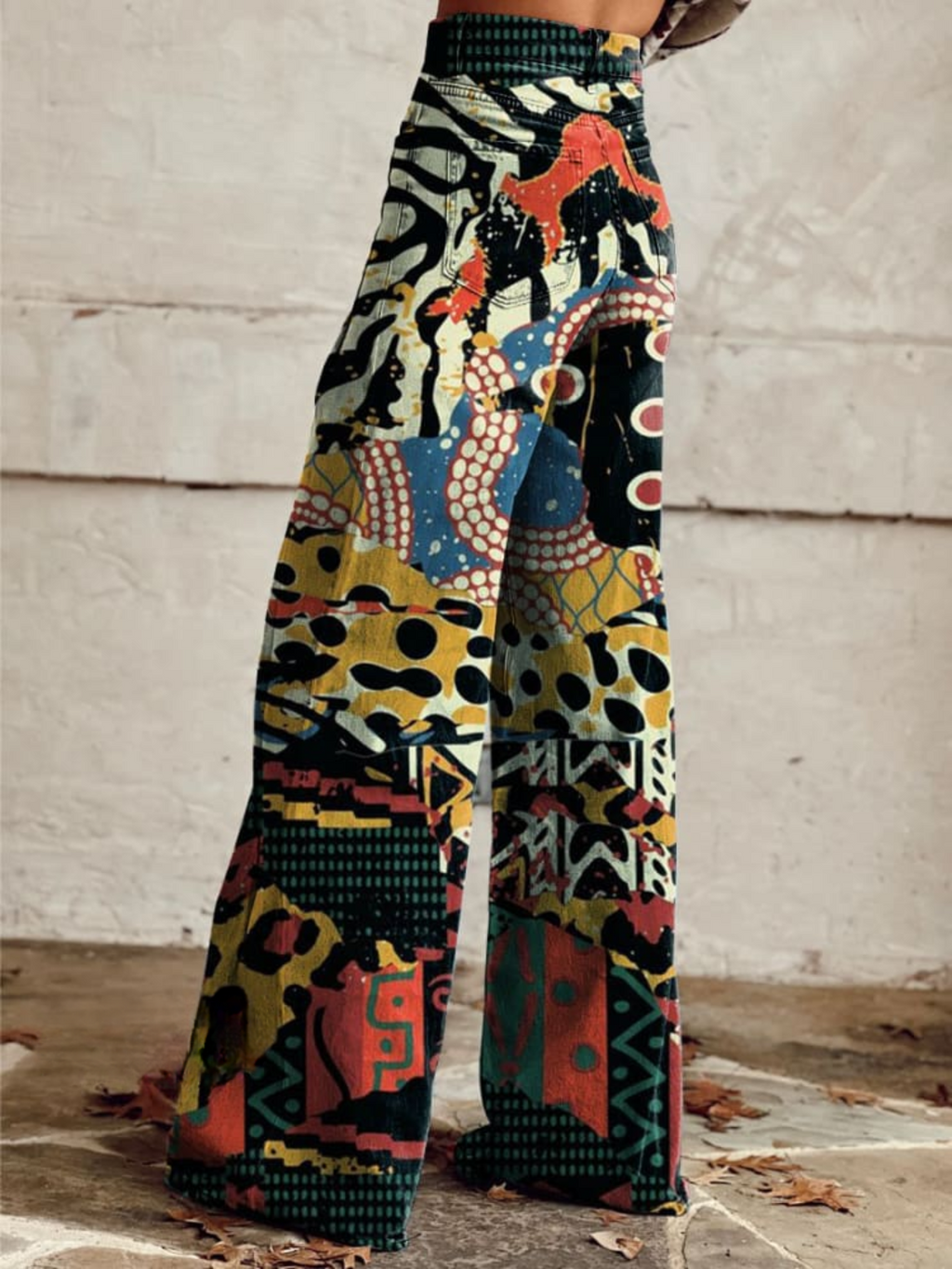 Élodie - Pantalones Elegantes de Pierna Ancha