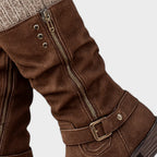 Gloria™ | Botas de caña alta con detalle de malla trenzada