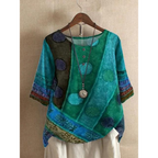 Valarie - Top bohemio colorido