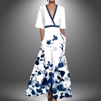Pierina | Elegante vestido floral hecho a mano