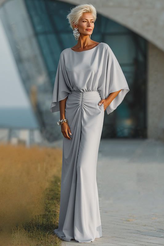 Clara | Elegant V-neck backless sleeve dress