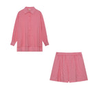 Maud | Conjunto elegante de camisa y pantalones cortos