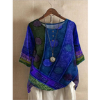 Valarie - Top bohemio colorido