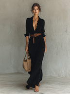 Camilla – Blusa larga / Vestido largo para mujer