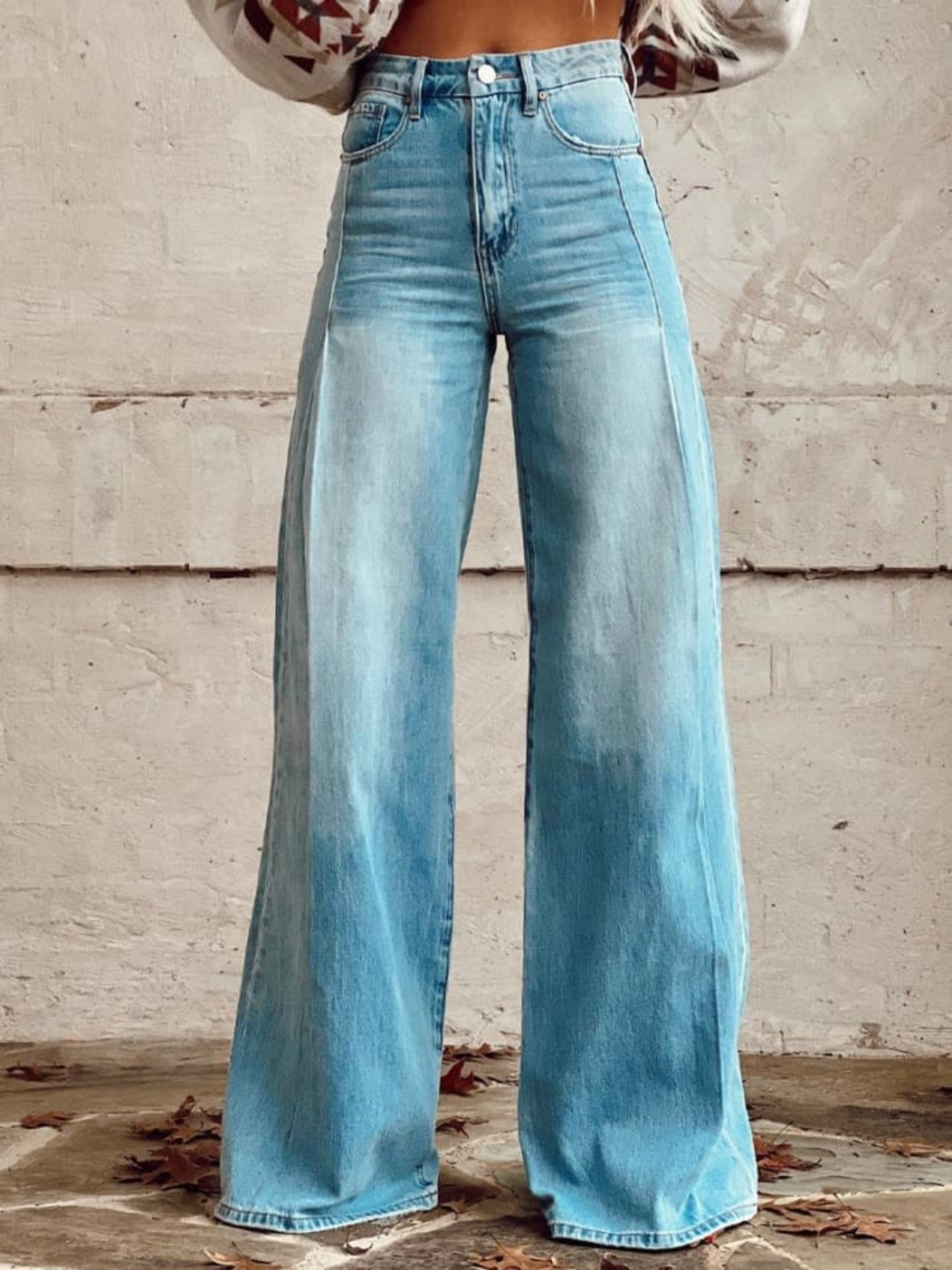 Lucia - Pantalones Elegantes de Pierna Ancha