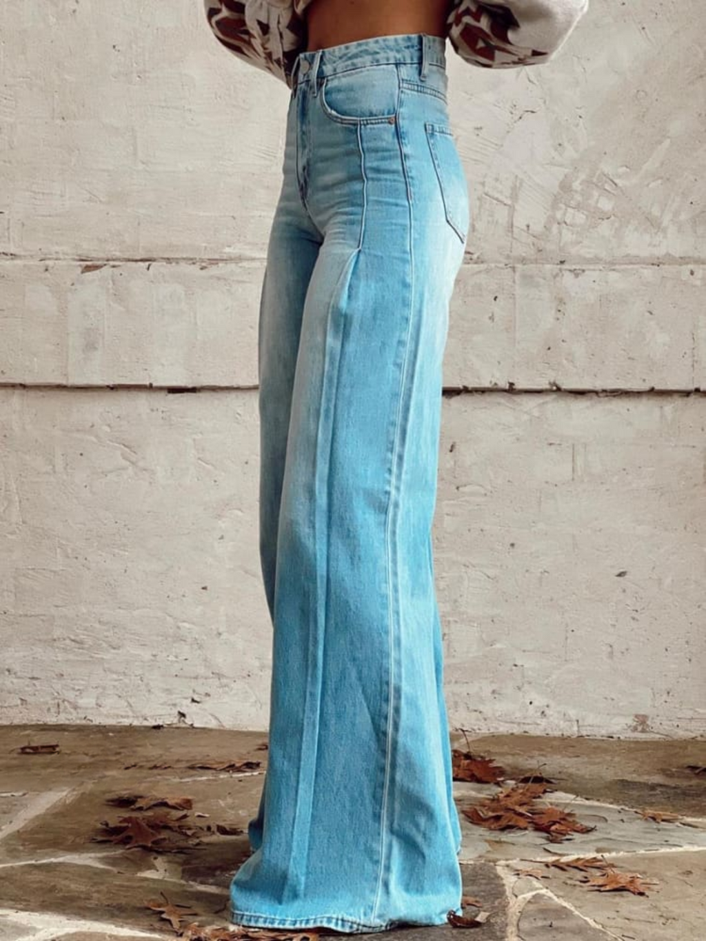 Lucia - Pantalones Elegantes de Pierna Ancha