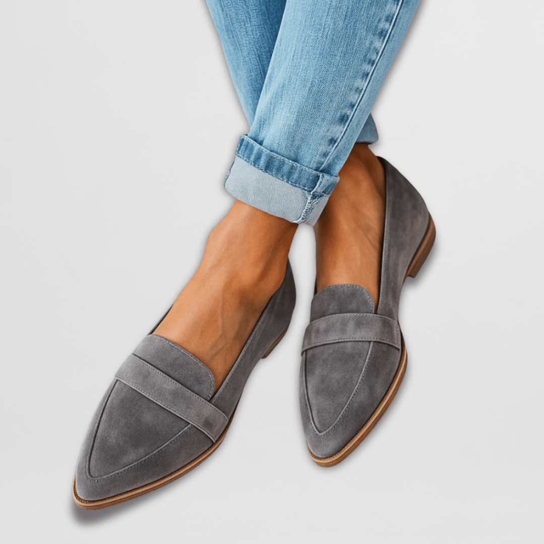 Elena™ | Mocasines ortopédicos suaves de ante