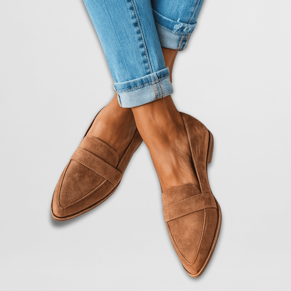 Elena™ | Mocasines ortopédicos suaves de ante