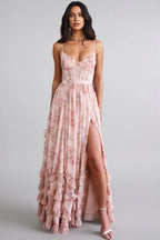 VIOLETTA | Whispering Silhouette Maxi Dress