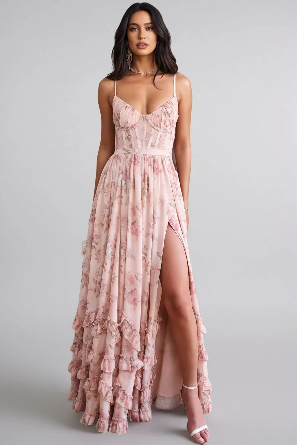 VIOLETTA | Whispering Silhouette Maxi Dress