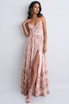VIOLETTA | Whispering Silhouette Maxi Dress