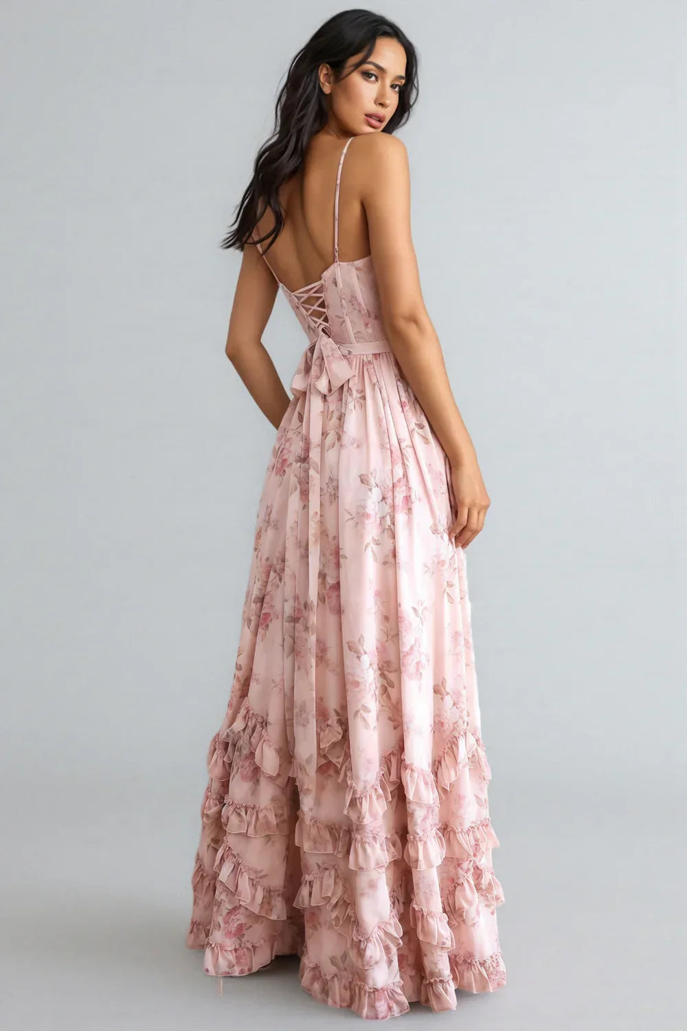 VIOLETTA | Whispering Silhouette Maxi Dress