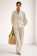 Mariella™  | Conjunto de Algodón y Lino