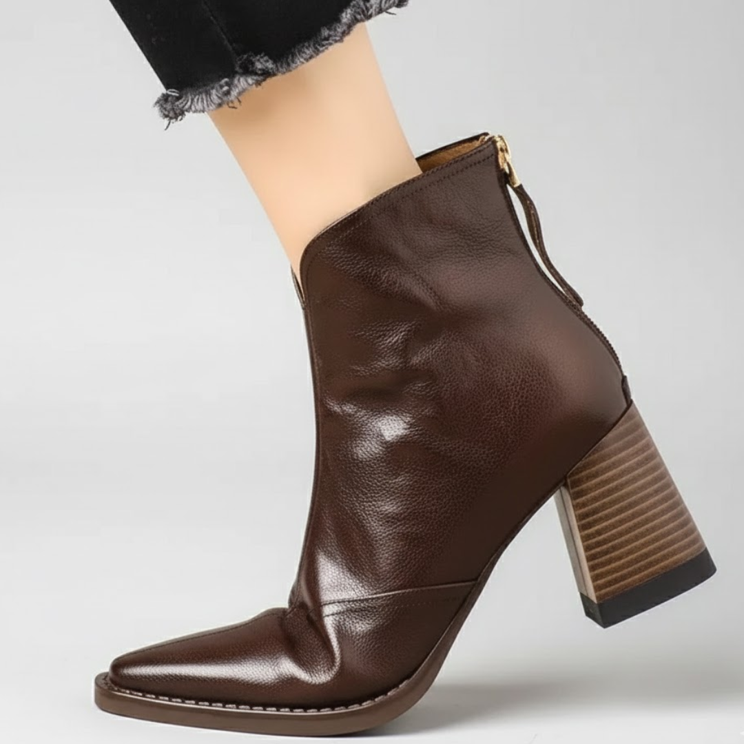 Sorolla™ | Botines de lujo con tacón medio
