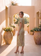 Kasandra™ | Vestido Maxi Lino