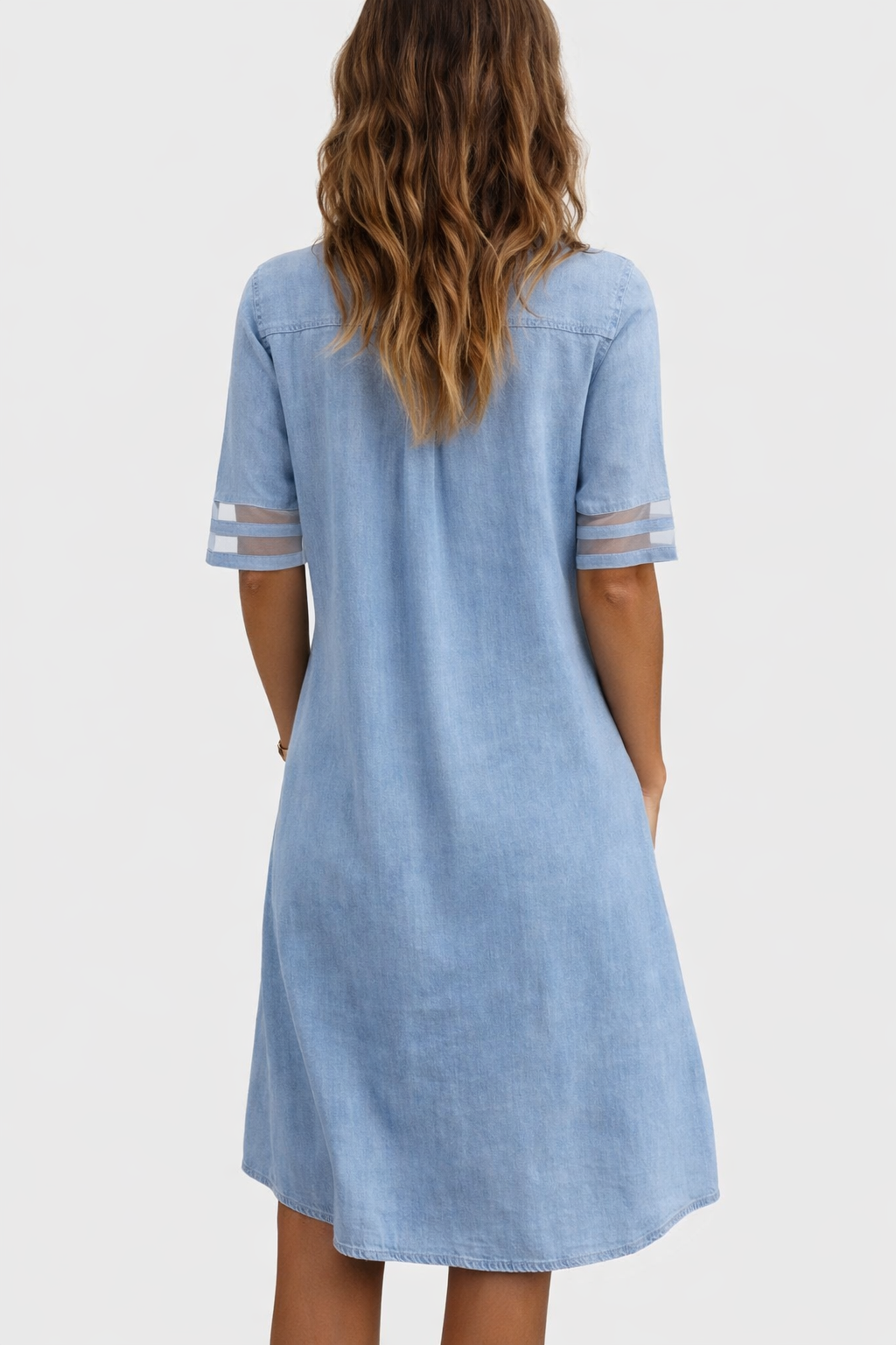 Brittany | Vestido de mezclilla que realza la figura