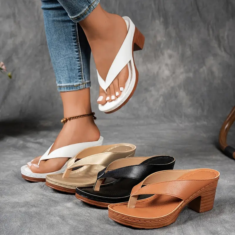 Felina - Sandalias de tacón con plantilla acolchada