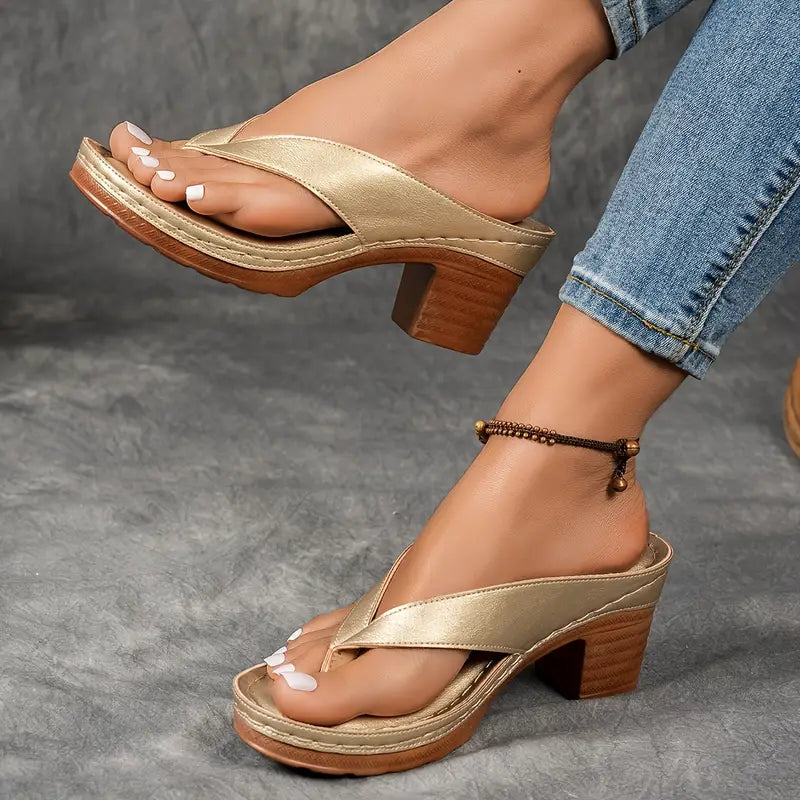 Felina - Sandalias de tacón con plantilla acolchada