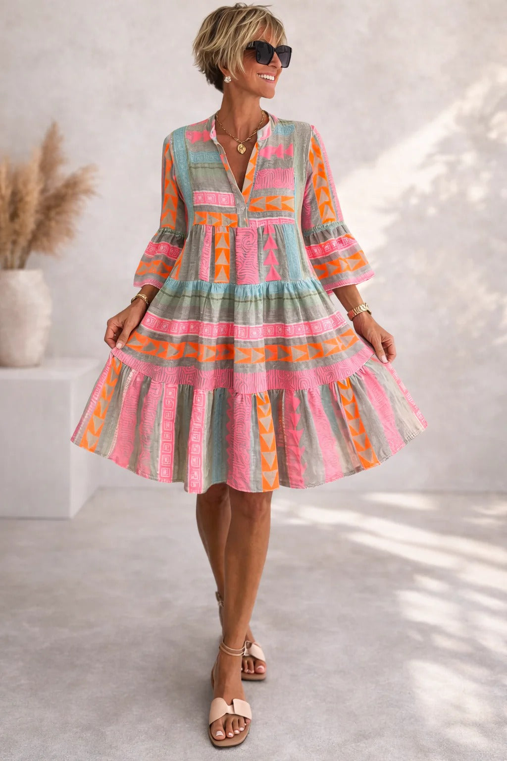 Celestia - Vestido vintage para mujer