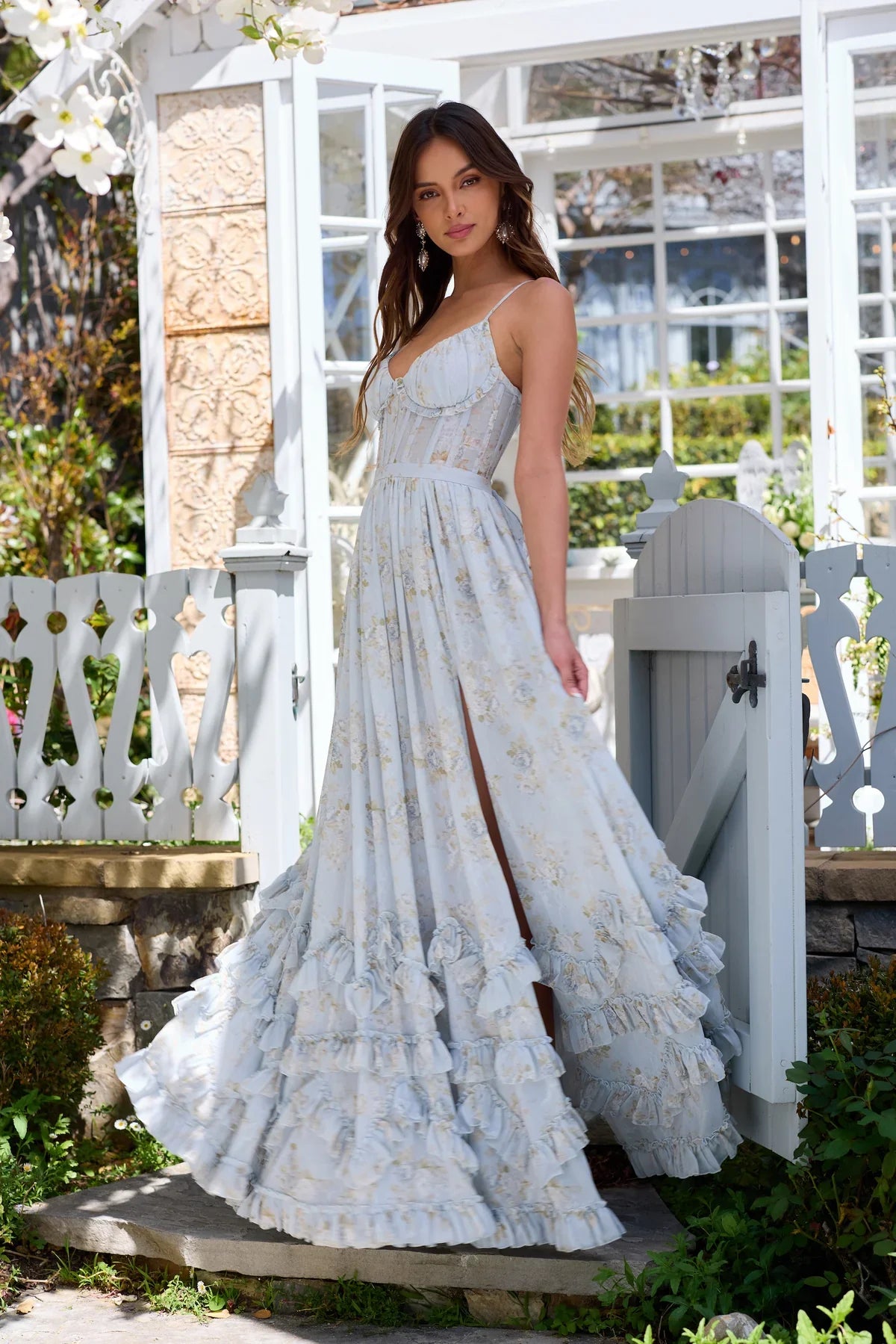 VIOLETTA | Whispering Silhouette Maxi Dress