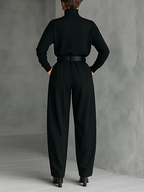JULIET | Conjunto de cuello alto y pantalón recto