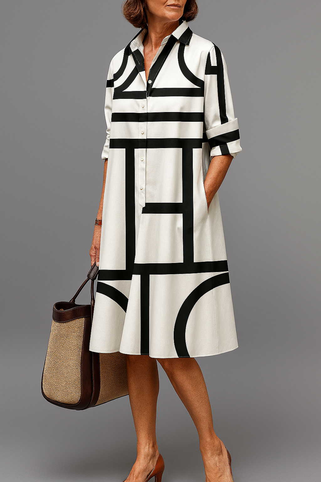 Diana™ | Vestido Midi Sofisticado