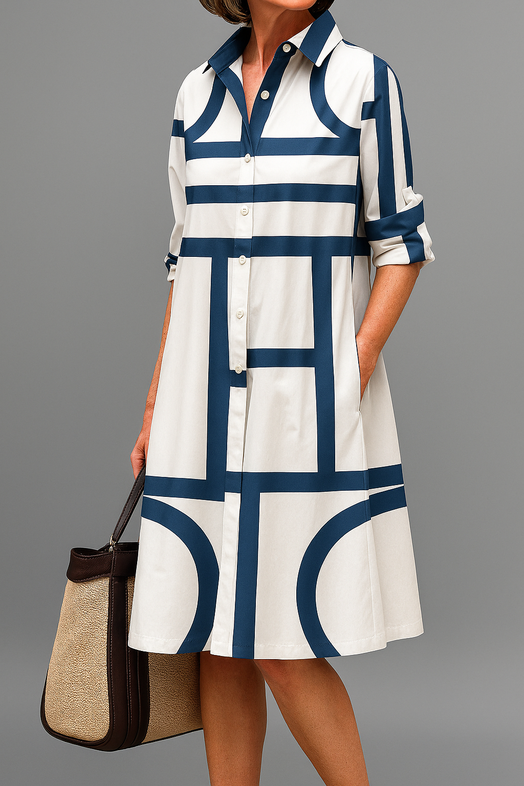 Diana™ | Vestido Midi Sofisticado
