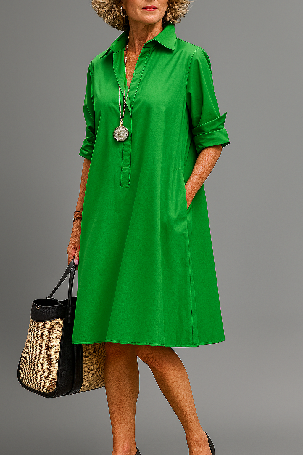Diana™ | Vestido Midi Sofisticado