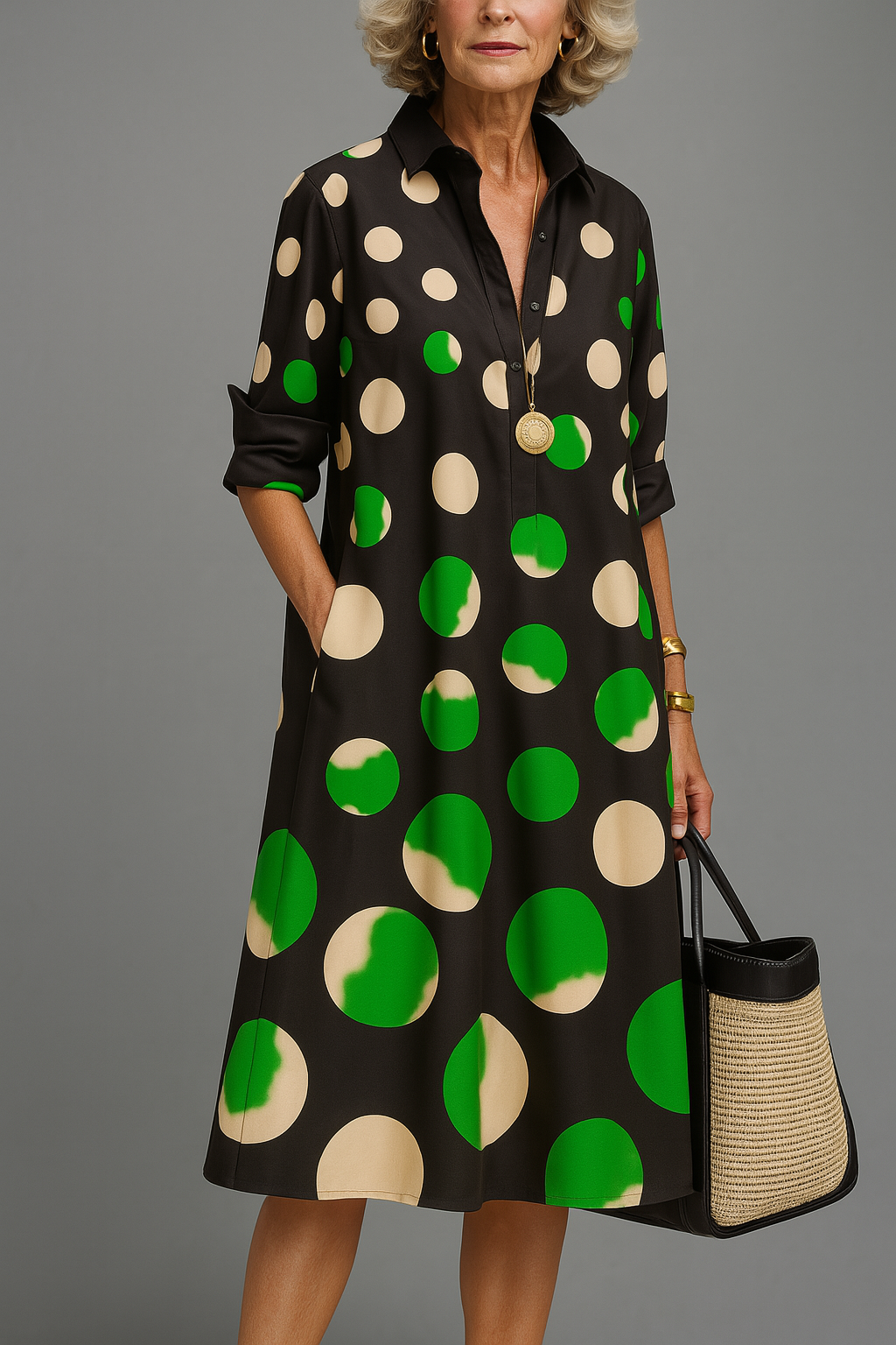Diana™ | Vestido Midi Sofisticado