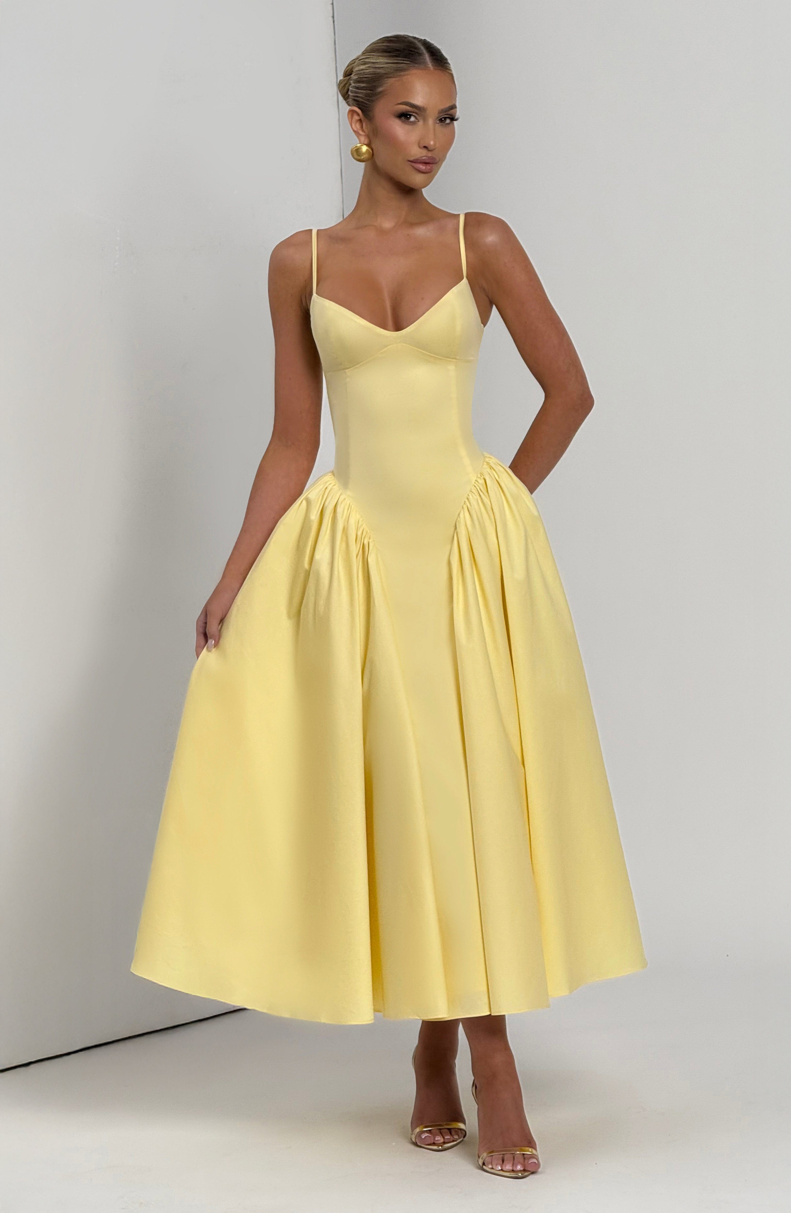 Vestido Midi Emerson - Limón