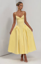 Vestido Midi Emerson - Limón