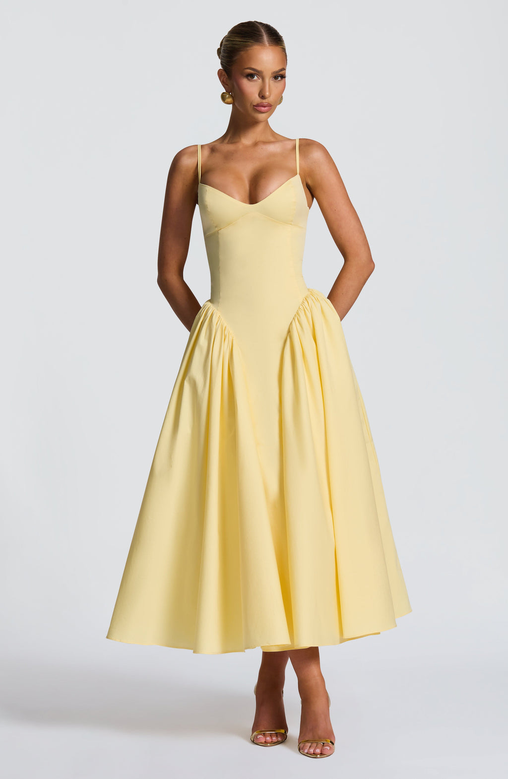 Vestido Midi Emerson - Limón