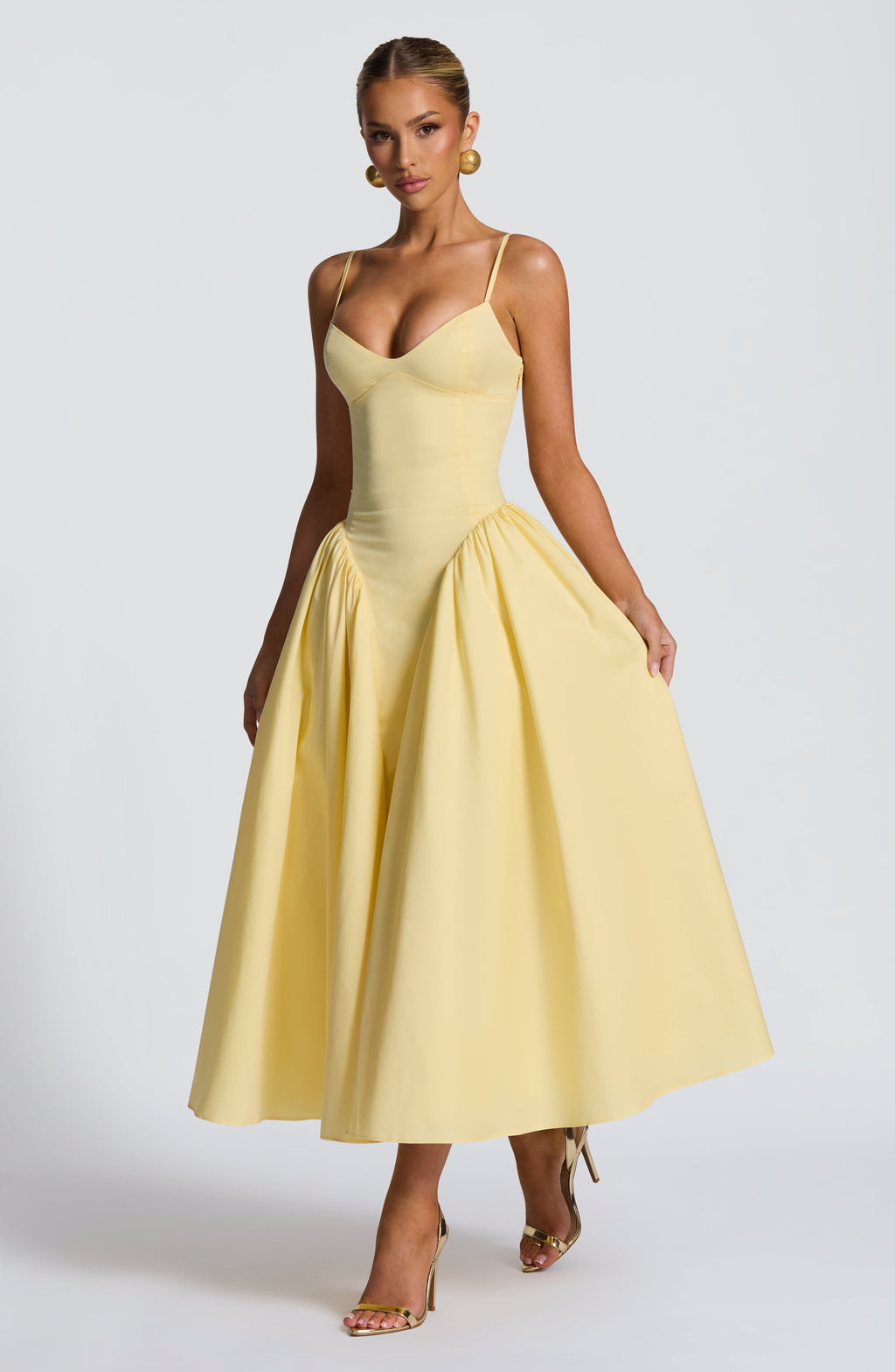 Vestido Midi Emerson - Limón