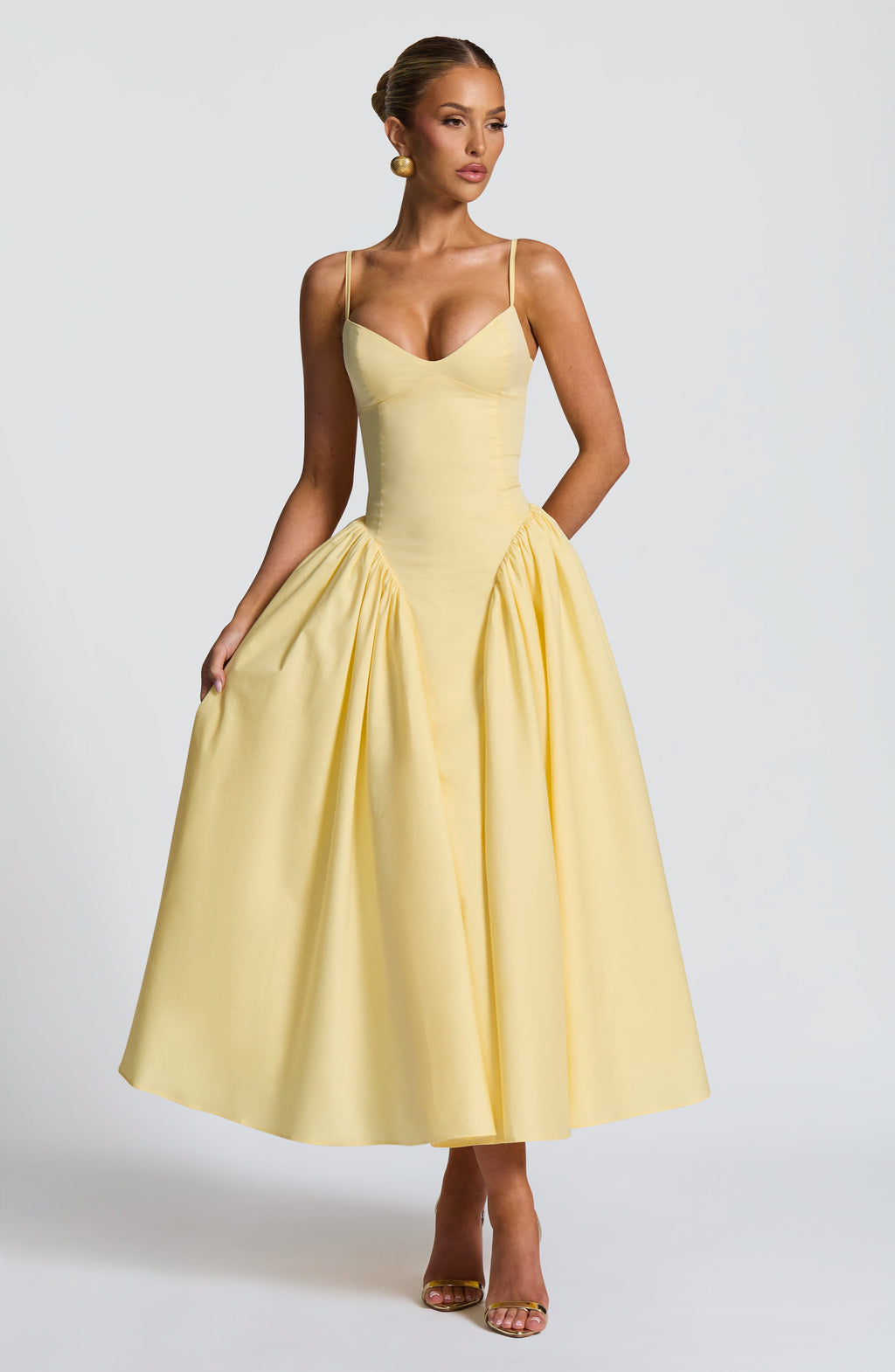 Vestido Midi Emerson - Limón
