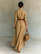 Camilla – Blusa larga / Vestido largo para mujer