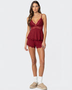 Alessia™ | Conjunto de encaje con escote en V