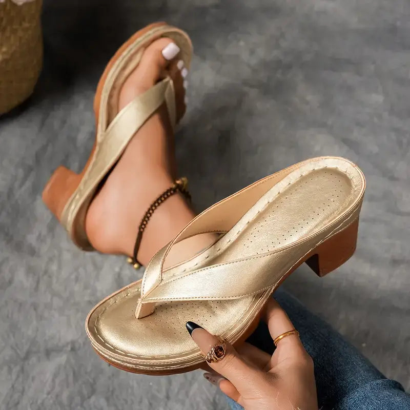 Felina - Sandalias de tacón con plantilla acolchada