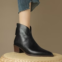 Anela™ | Botines de lujo con tacón bajo