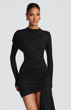 Dalia™ | Vestido drapeado con caída lateral