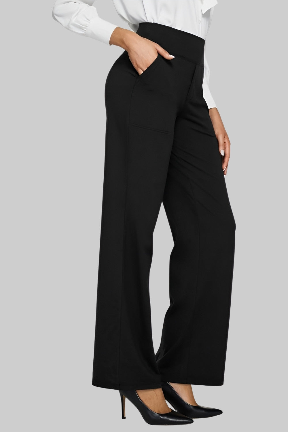 Calista | Pantalones elegantes en jersey suave