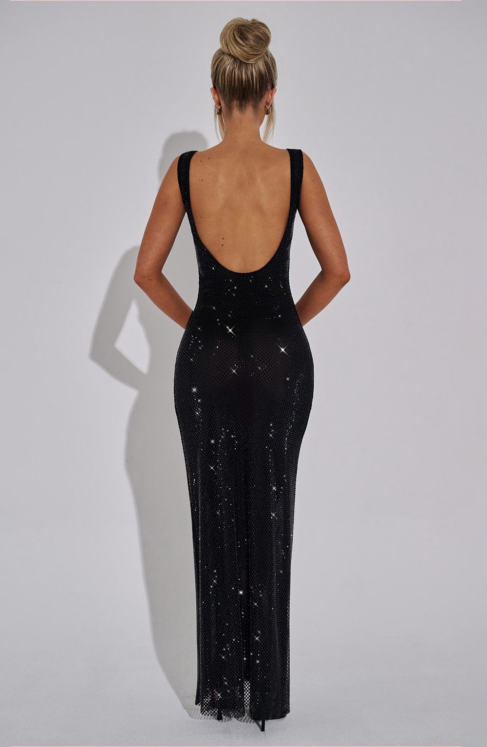 Melina™ | Vestido de malla con cristales