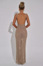 Melina™ | Vestido de malla con cristales