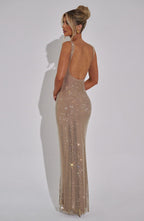 Melina™ | Vestido de malla con cristales