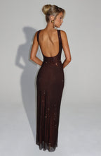 Melina™ | Vestido de malla con cristales