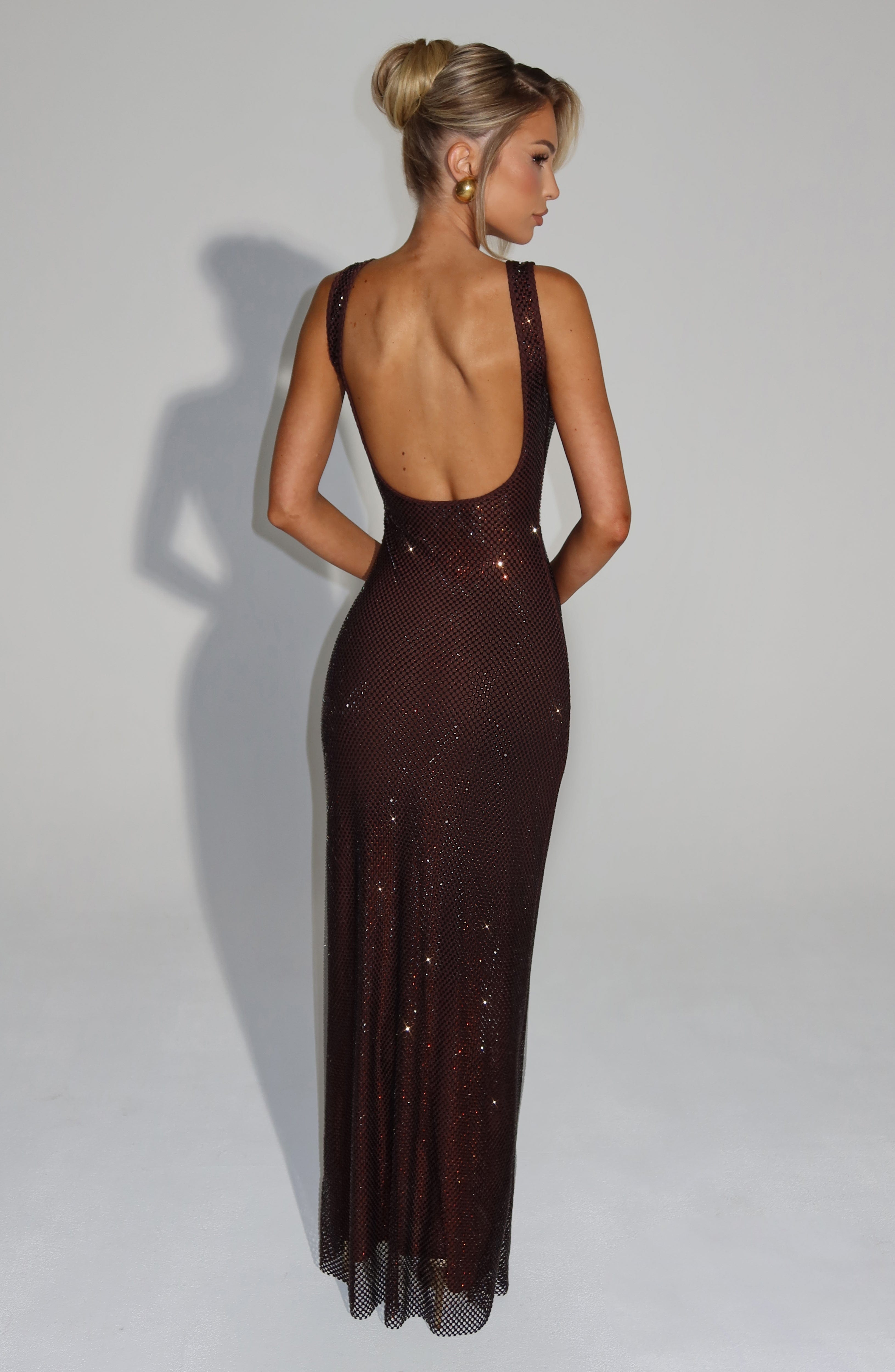 Melina™ | Vestido de malla con cristales