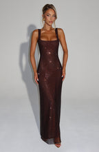 Melina™ | Vestido de malla con cristales