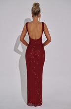 Melina™ | Vestido de malla con cristales
