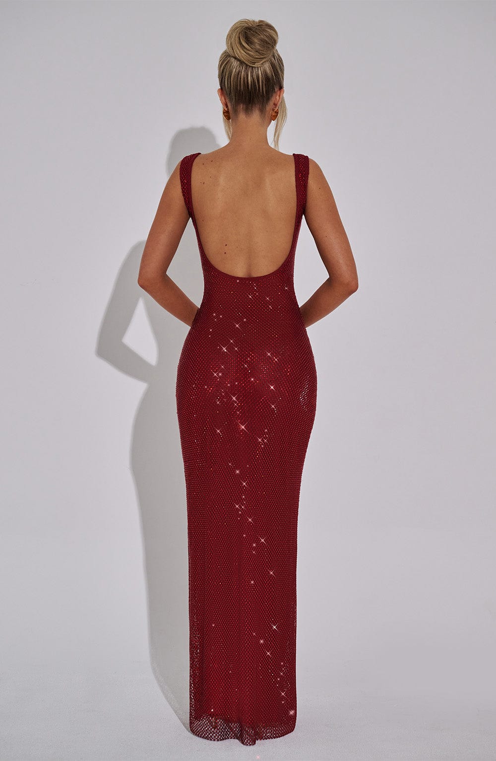 Melina™ | Vestido de malla con cristales