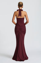 Artemis™ | Vestido premium con escote halter y drapeado escultural